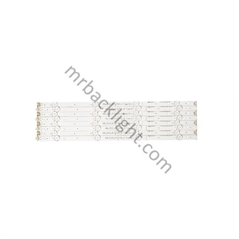 بک لایت ال جی  نوع دوم 49Lj 8led FHD